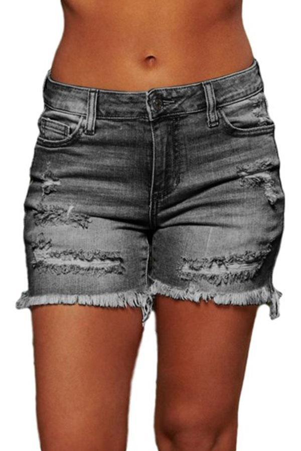 On-trend Ripped Sexy Denim Shorts