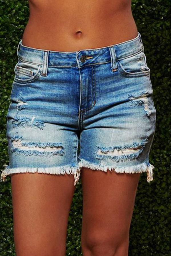 On-trend Ripped Sexy Denim Shorts