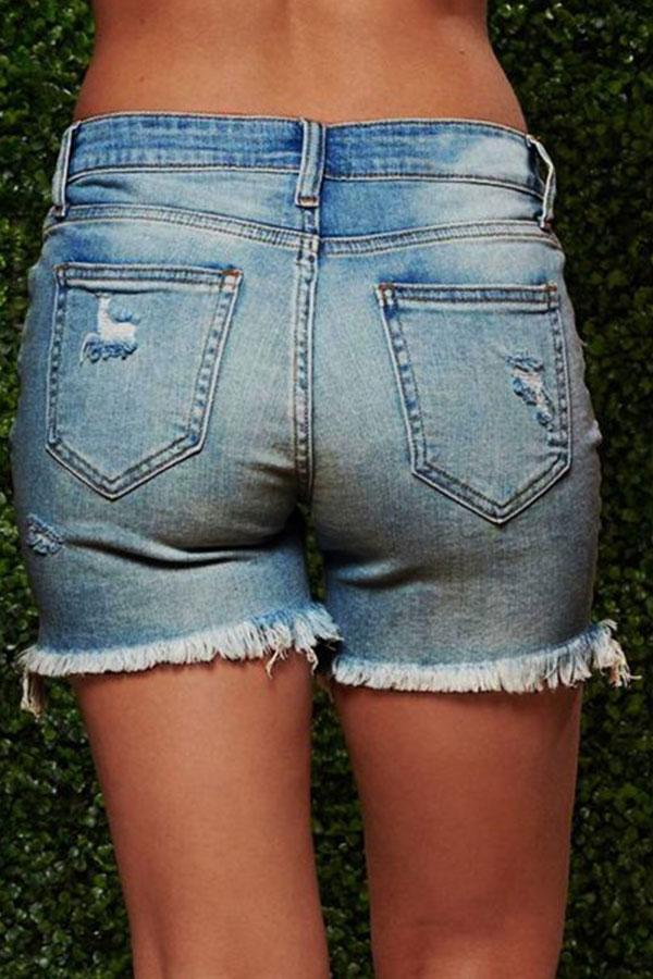 On-trend Ripped Sexy Denim Shorts