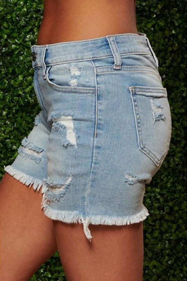 On-trend Ripped Sexy Denim Shorts