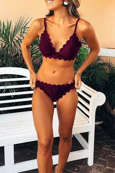 Dark Blue Bikini Set(3 colors)