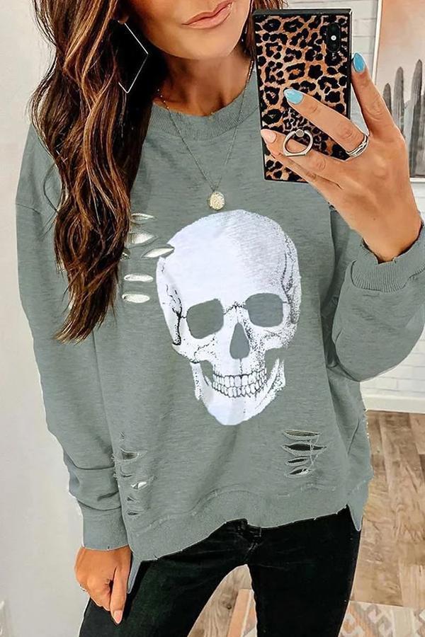 Long Sleeve Casual Sweatshirt