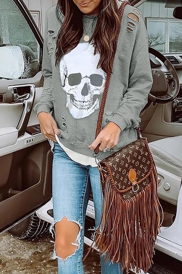 Long Sleeve Casual Sweatshirt