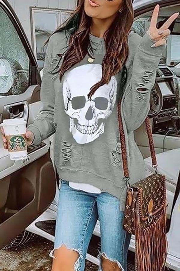 Long Sleeve Casual Sweatshirt