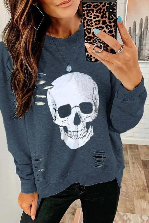 Long Sleeve Casual Sweatshirt