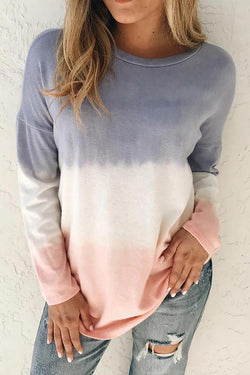 Tie-dye Long-sleeved Sweatshirt