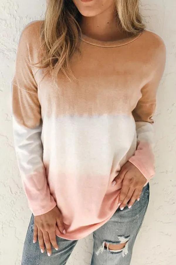 Tie-dye Long-sleeved Sweatshirt