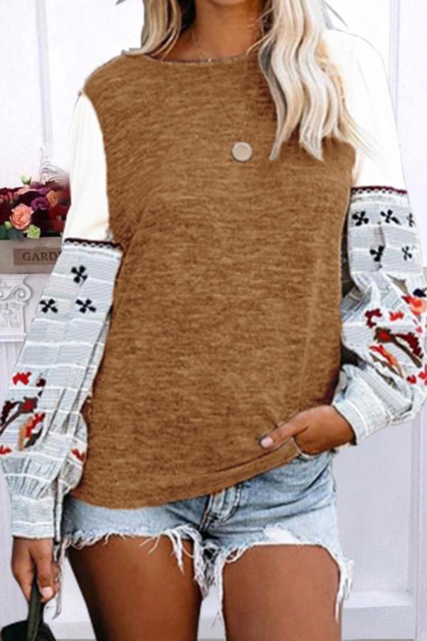 Round Neck Long Sleeve T-shirt