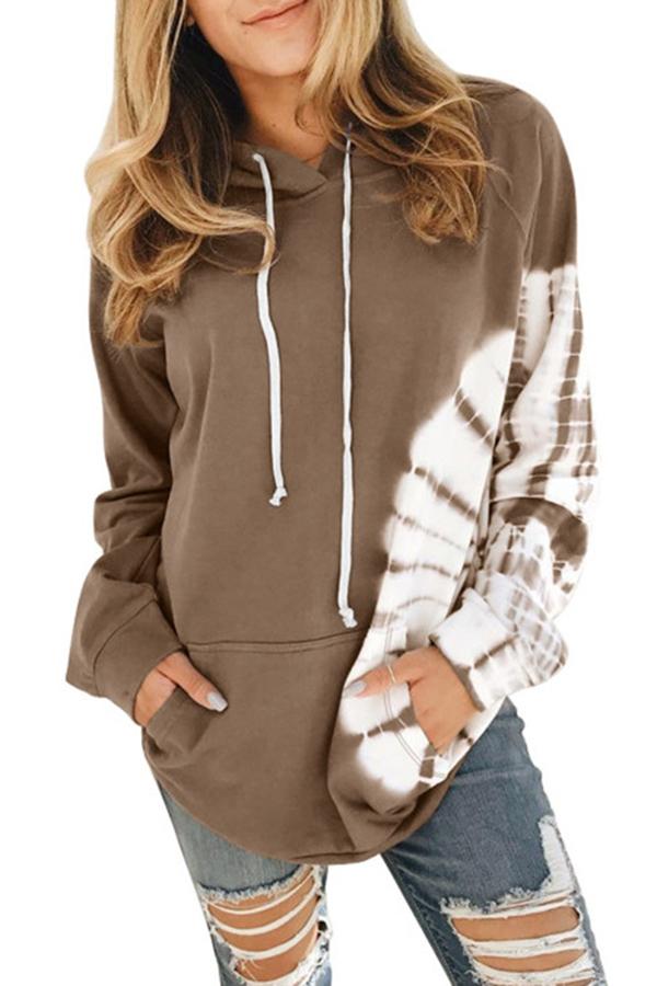 Loose Long-sleeved Hooded Sweatshirt