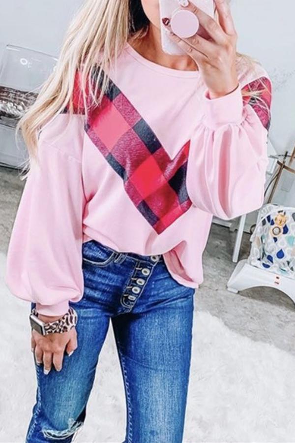 Loose Printed Long Sleeve T-shirt