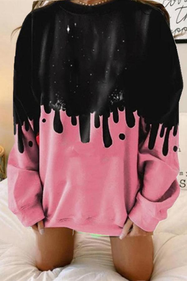 Long Sleeve Graphic Print Sweatshirt