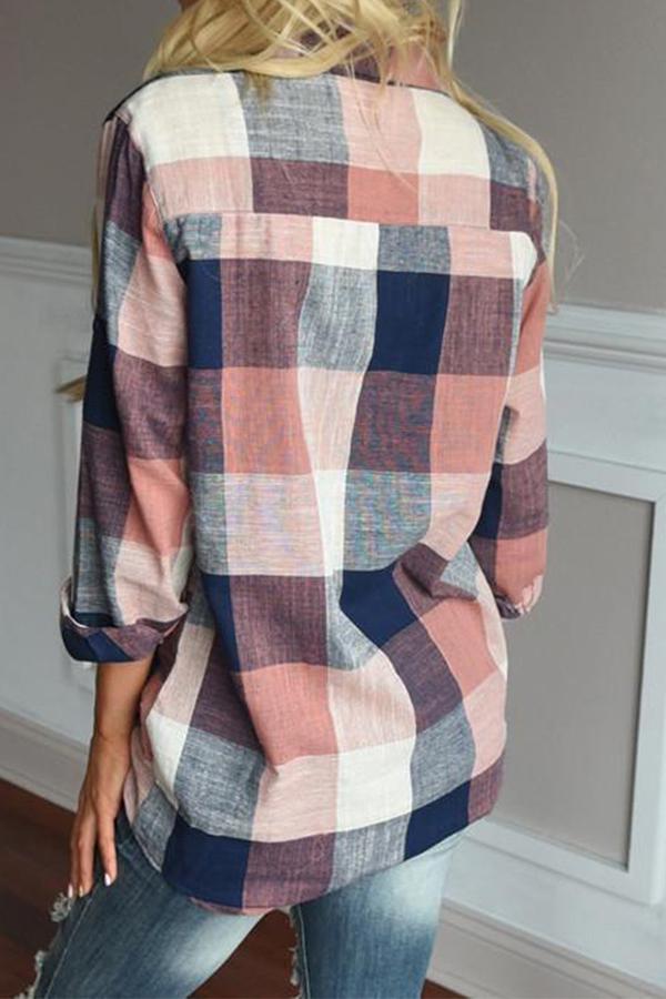 Long Sleeve Plaid Causal Wear Shirt