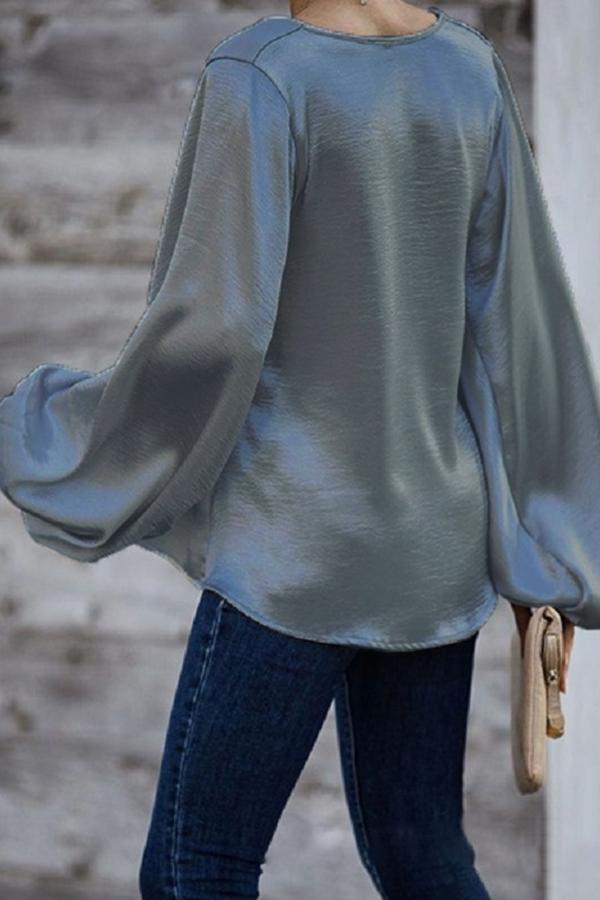 Casual Long Sleeve Loose Shirt