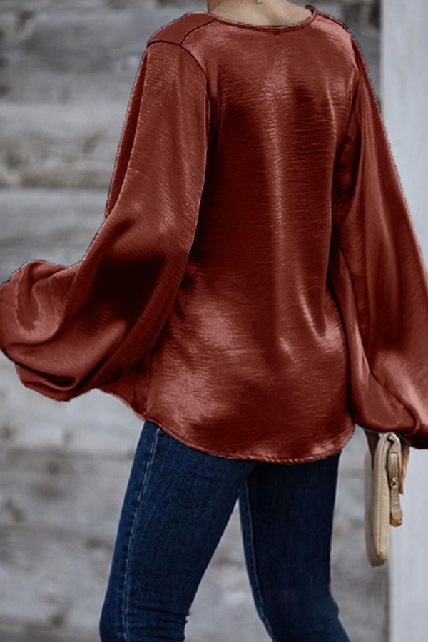 Casual Long Sleeve Loose Shirt