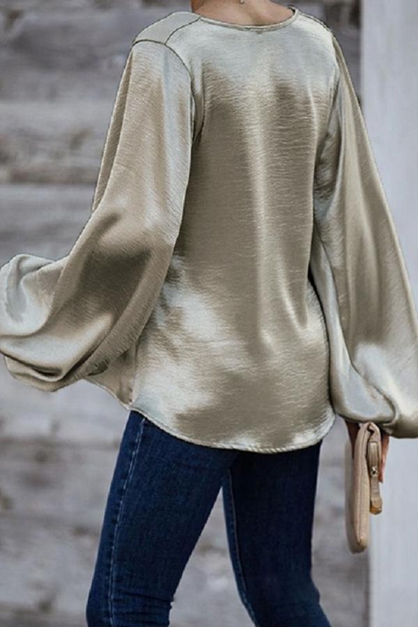 Casual Long Sleeve Loose Shirt