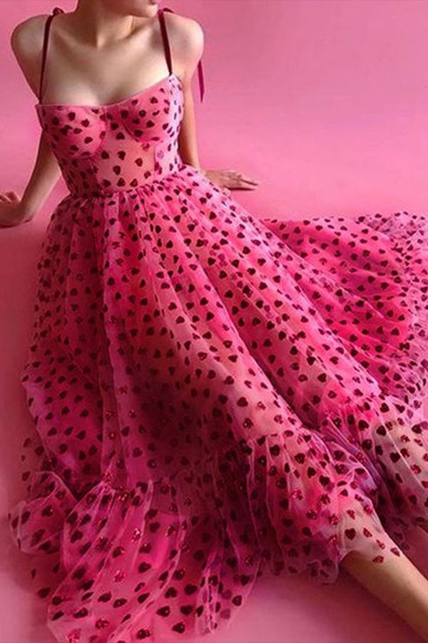 Heart Polka Dot Date Dress