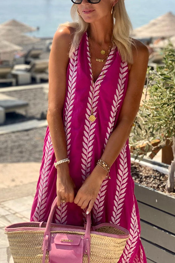 Elegant Loose Bohemian Beach Dress