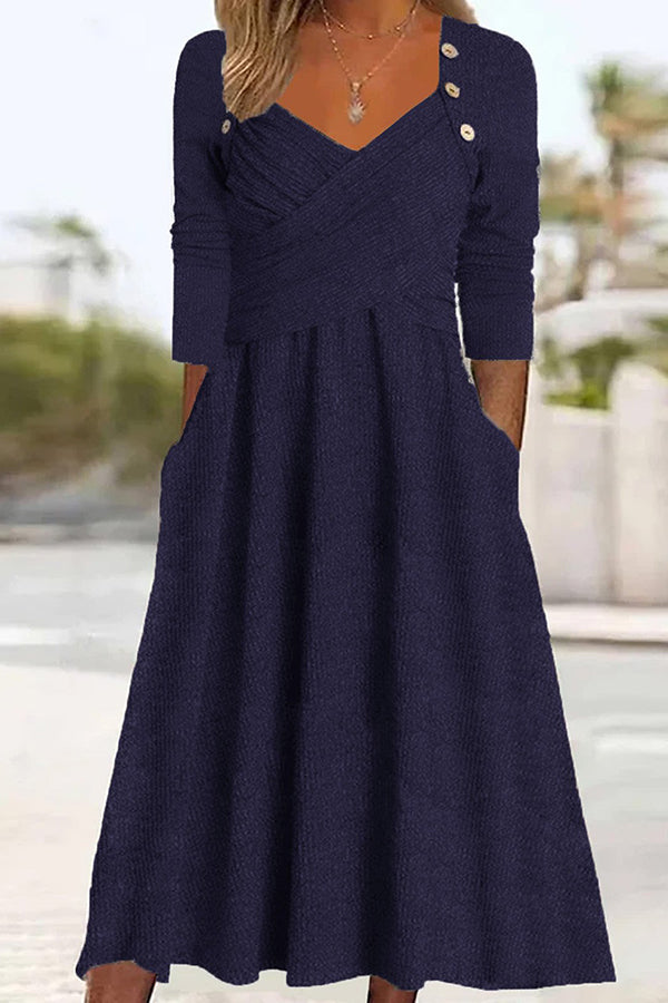 Sweetheart neckline 2024 casual dress