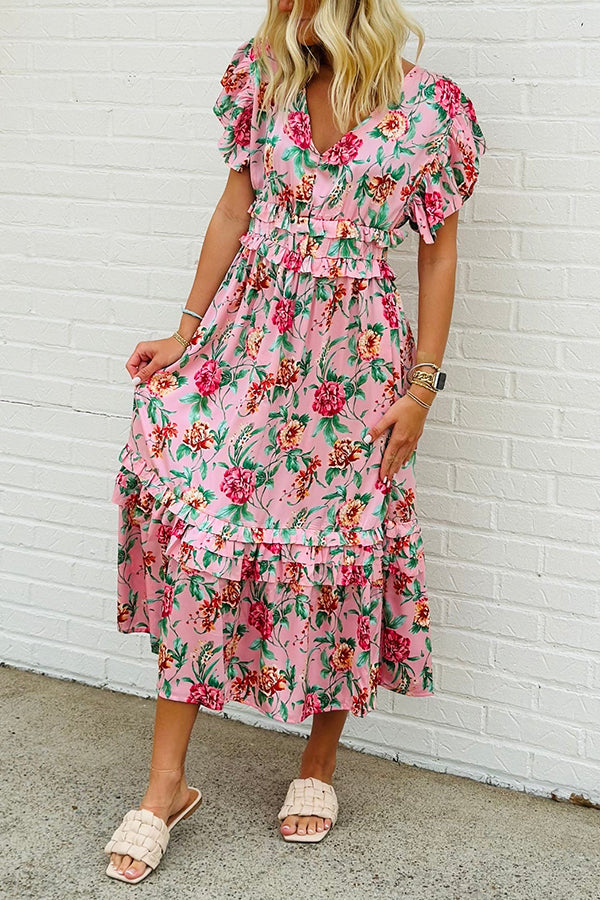 Out to Tea Midi Dress