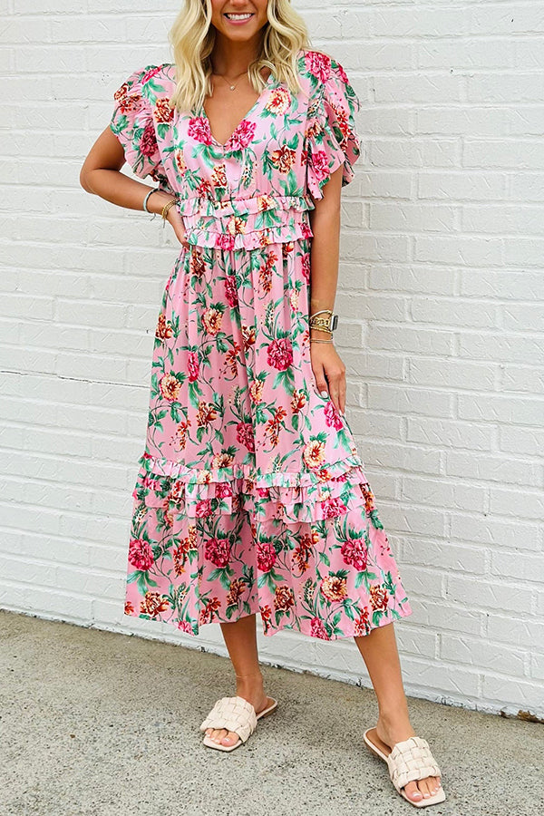 Out to Tea Midi Dress