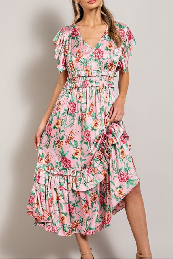 Out to Tea Midi Dress