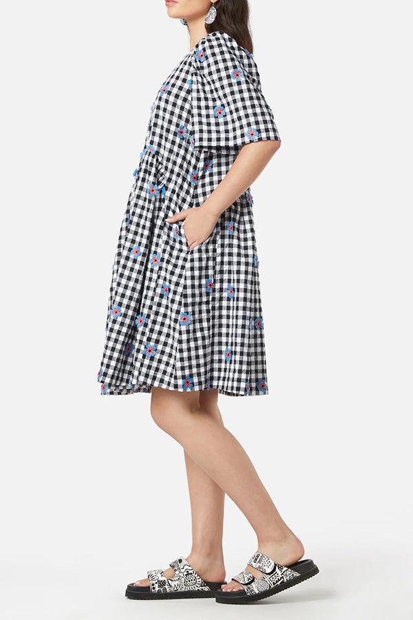 Gingham Smock Dress