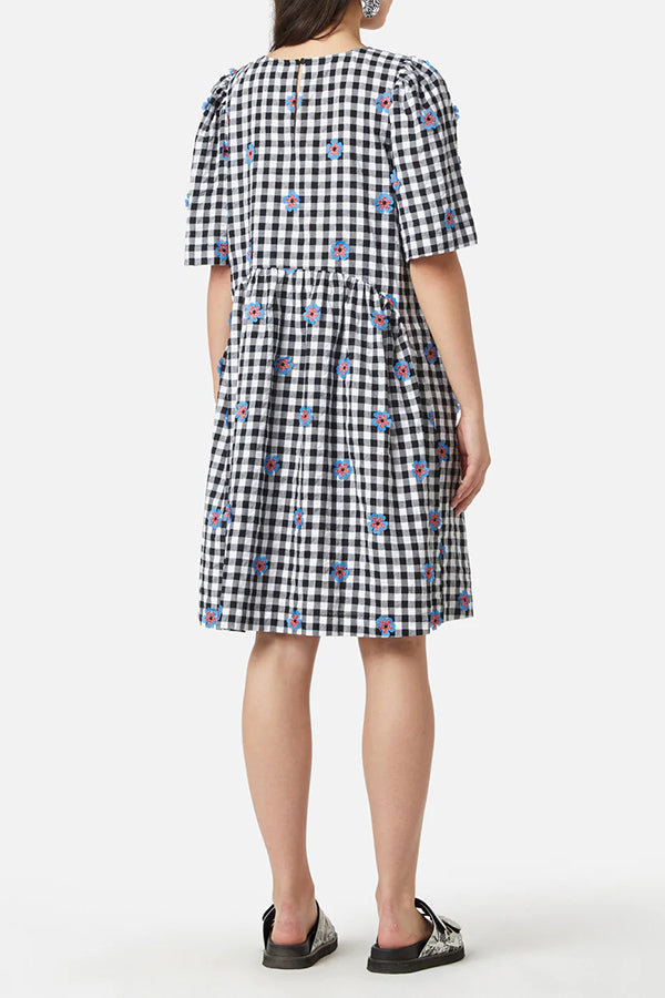 Gingham Smock Dress