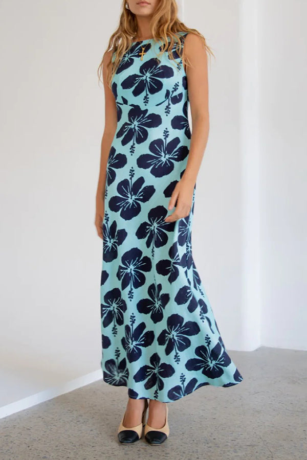 Art Of Bloom Bias Cut Maxi Dress