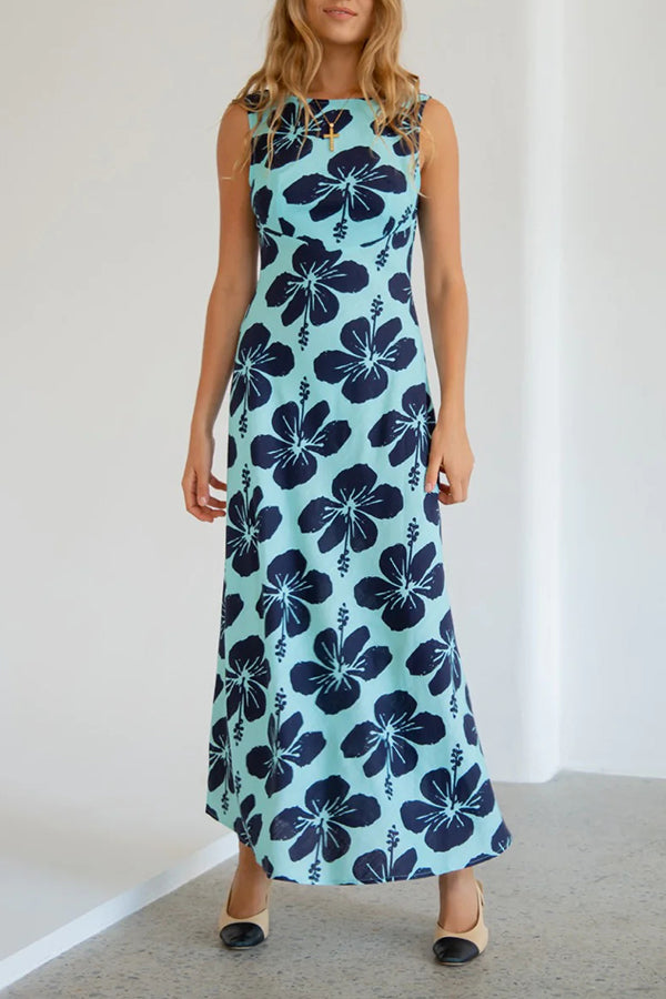 Art Of Bloom Bias Cut Maxi Dress