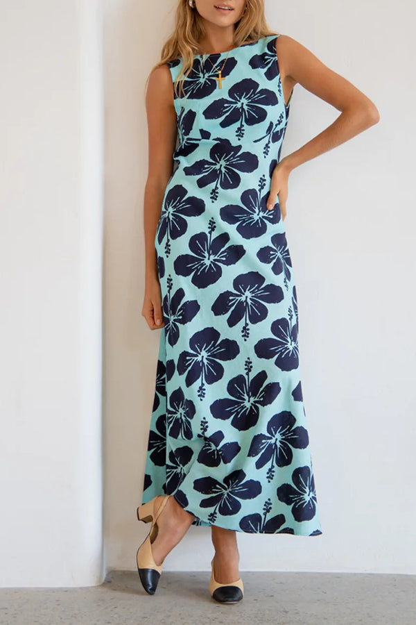 Art Of Bloom Bias Cut Maxi Dress