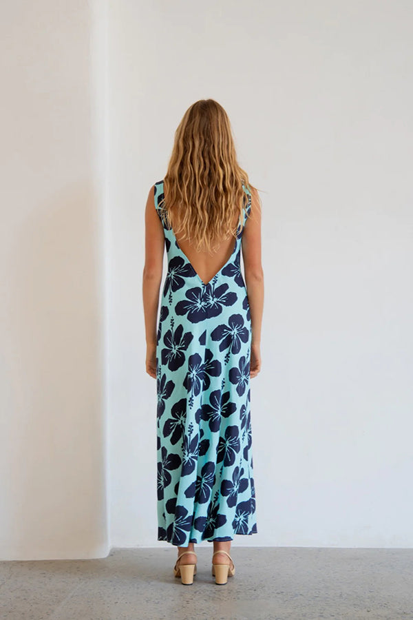 Art Of Bloom Bias Cut Maxi Dress