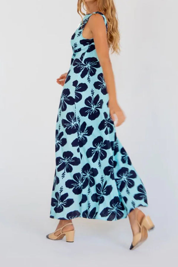 Art Of Bloom Bias Cut Maxi Dress