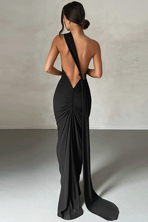 Sexy Backless Slim Fit Sleeveless Elegant Dress