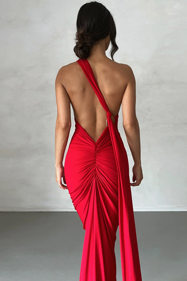 Sexy Backless Slim Fit Sleeveless Elegant Dress