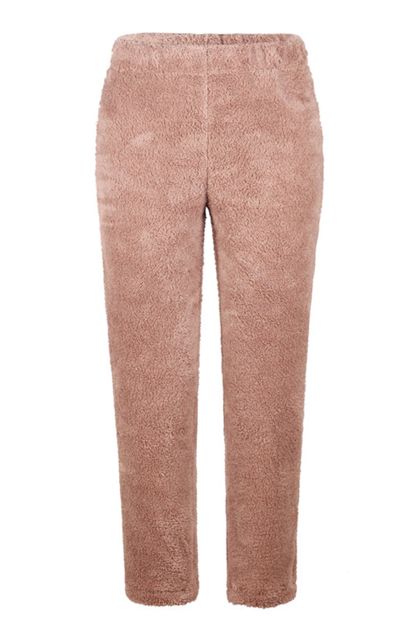 Christmas Autumn and Winter Atmosphere Plush Trousers