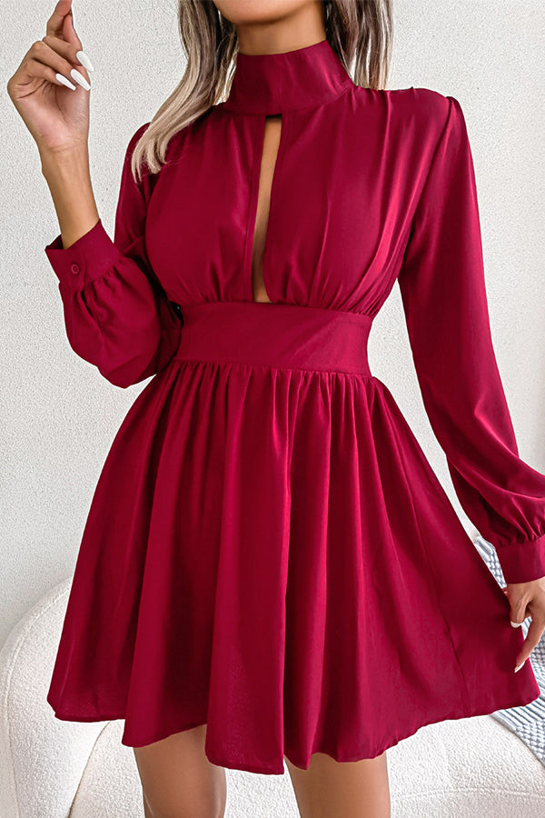 Sexy Cutout A-Line Dress