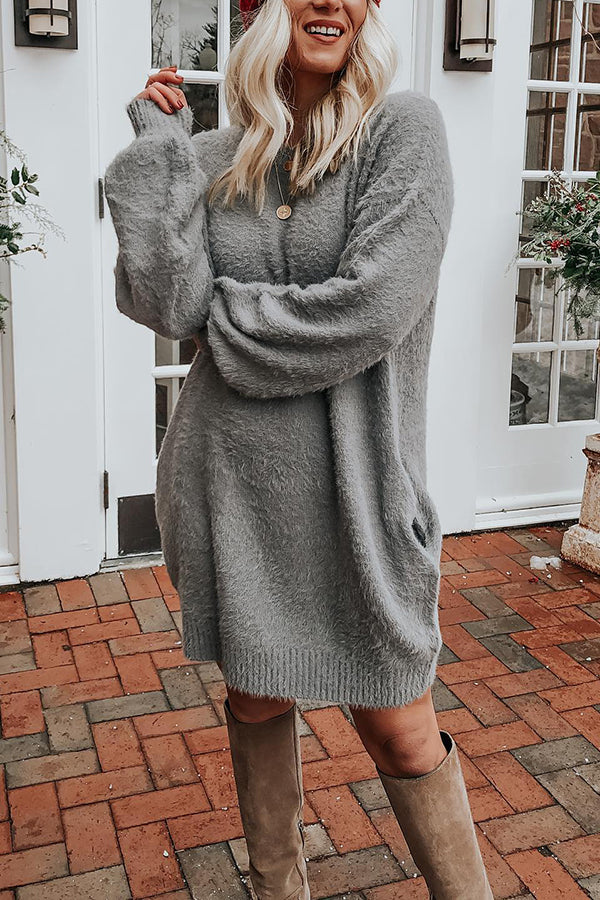 Christmas Soft Sweater Dress 