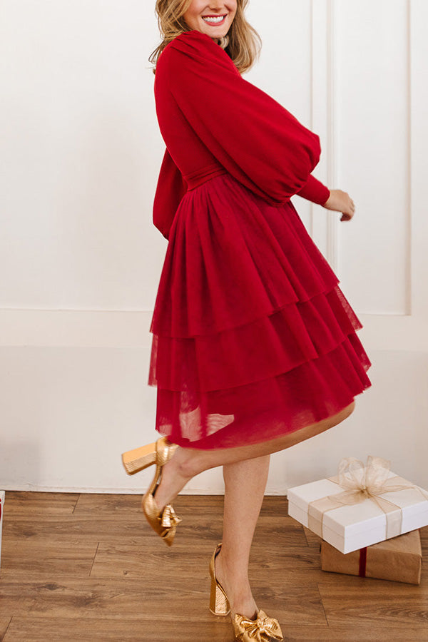 Short Cosette Dress in Red