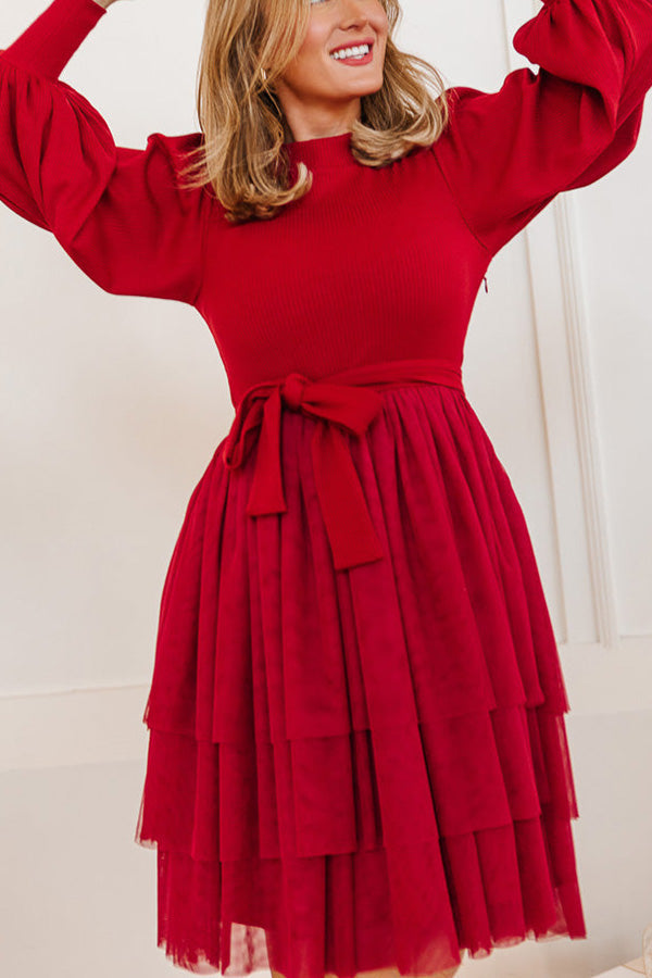 Short Cosette Dress in Red