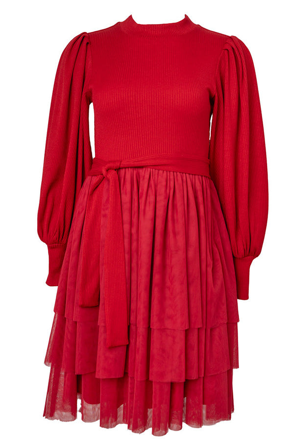 Short Cosette Dress in Red