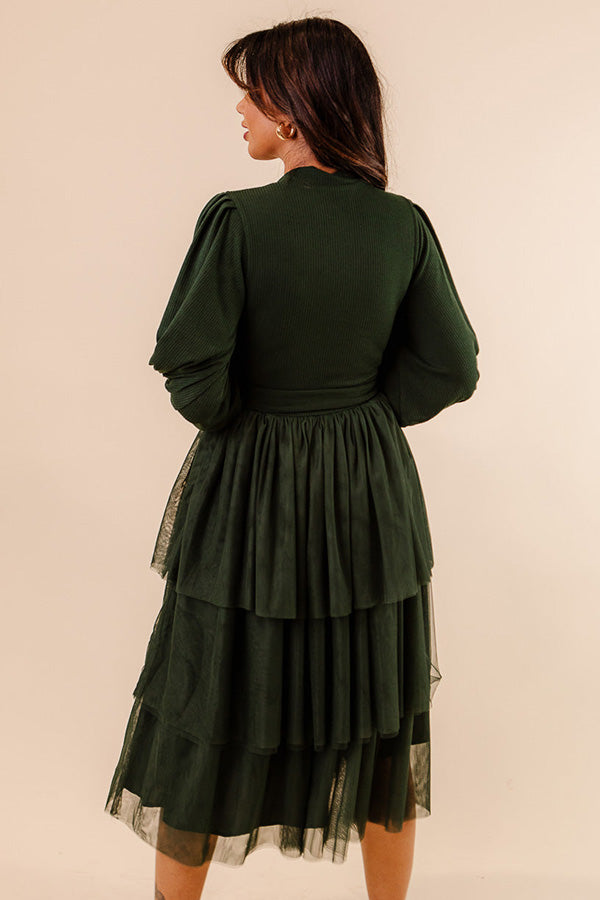 Cosette Dress in Green