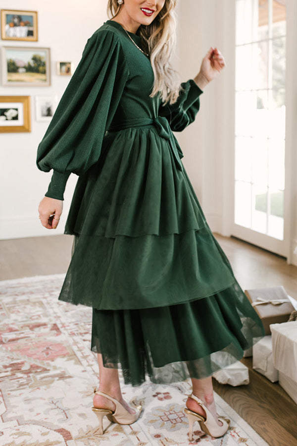 Cosette Dress in Green