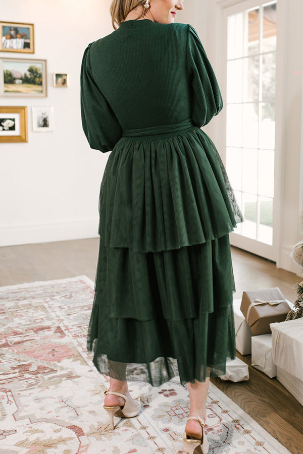 Cosette Dress in Green