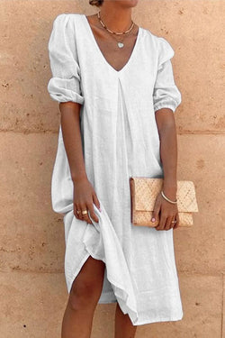 Women Summer Linen Dresses