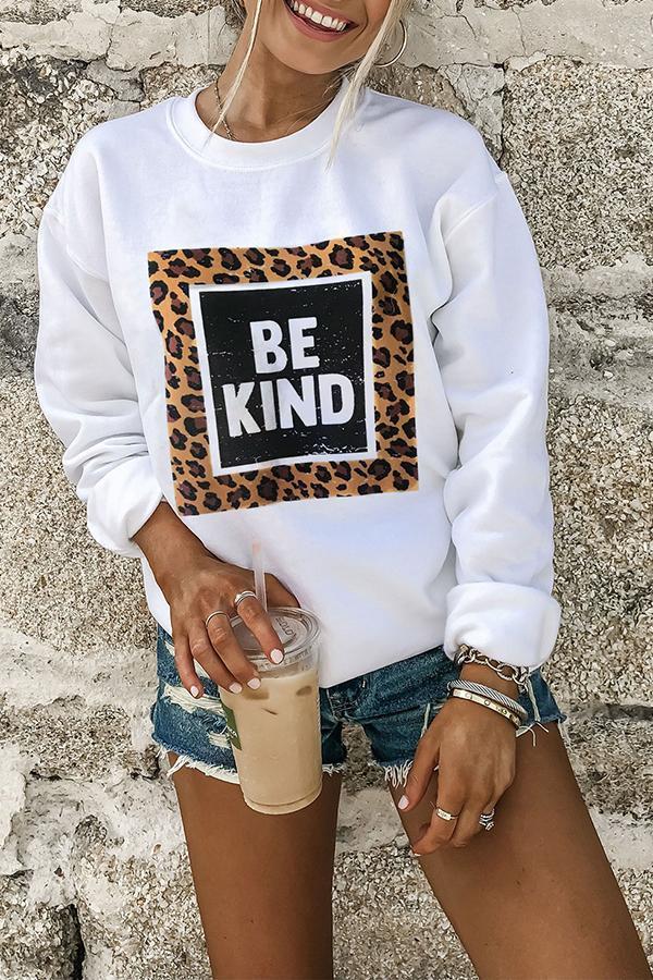 Long Sleeve Graphic Print Round Neck Sweatshirt