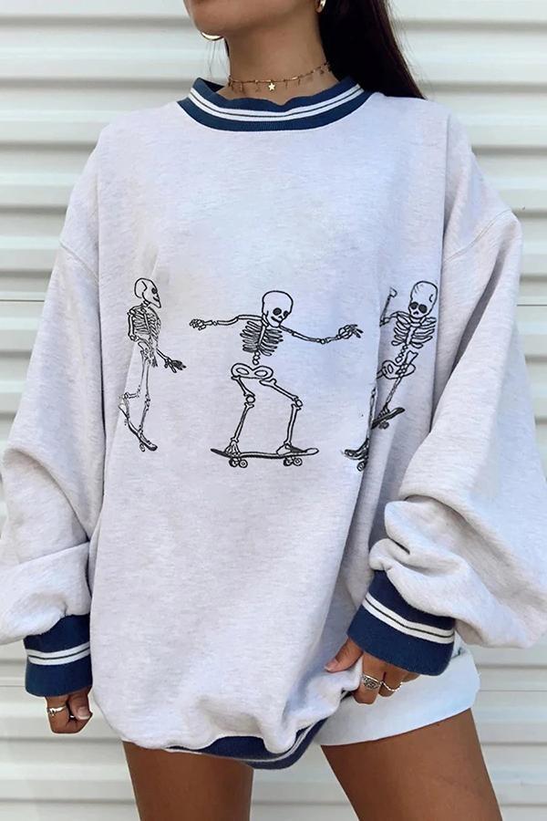 Cool Graphic Print Casual Wear Sweatshirt