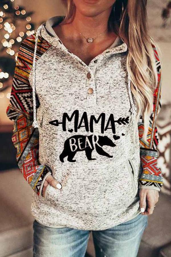 Stylish Hood Patchwork Sweatshirt