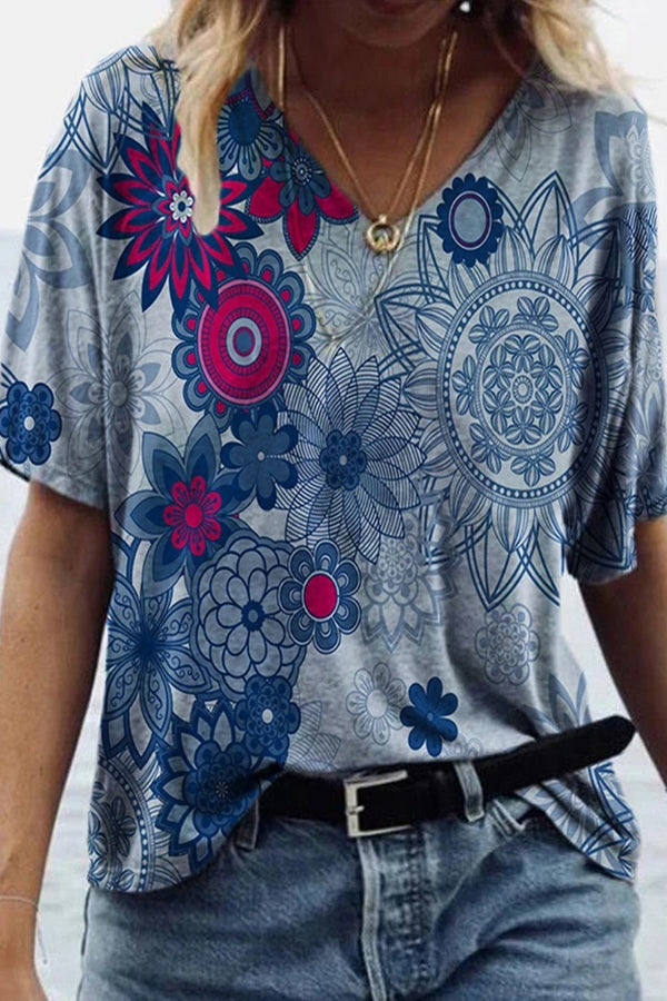 Unique Abstract Painting Print Shirt