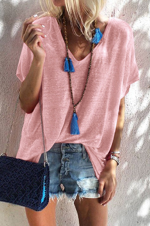 Modern Solid Color Baggy Shirt