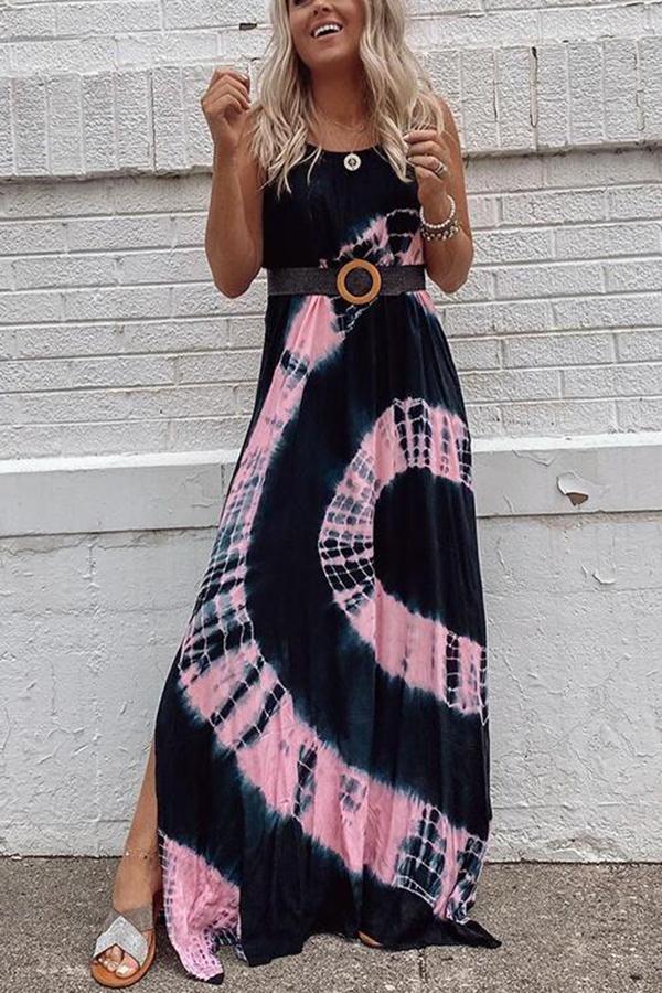 Tie Dye Slip Maxi Dress